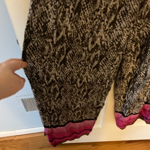 Anthropologie Bl-nk London Pezira Off-the-Shoulder Jumpsuit Animal Print L NWT - Picture 9 of 13